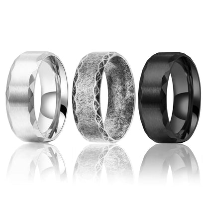 Nordic Steel Ring Set – 3 Pack